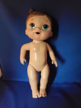 Hasbro 13&quot; Baby Alive Face Paint Fairy Molded Brown Hair Green Eyes 2016  - $10.00