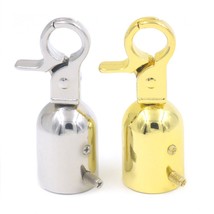 2 pcs 15MM Trigger Snaps Swivel Clips for handle Purse Bag strap With Sc... - £4.36 GBP