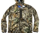 Habit Men&#39;s Large Hooded Camo Coat Full Zip Scarlet Oak Sherpa RT/ EDGE ... - $49.49