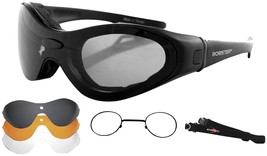 Bobster Eyewear Spektrax Convertible Sunglasses/Goggles Blue BSTT0C1AC - £48.06 GBP