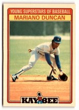 1986 Topps Kay-Bee Young Superstars of Baseball #8 Mariano Duncan NrMt- ID:50408 - $1.67