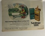 1978 Saratoga 120’s Small vintage Print Ad Advertisement pa7 - £3.88 GBP