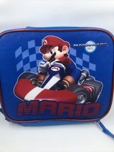 Nintendo Mario Kart Wii Red &amp; Blue Insulated Lunchbox . Pre Owned - £3.82 GBP