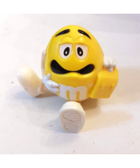 Yellow M&amp;M&#39;s Candy Dispenser Burger King Kids Club Meal Toy 1996 - £3.64 GBP