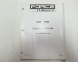 1984-1986 Forza Fuoribordo 4 HP Servizio Manuale Sia 4126 Barca Fabbrica... - $19.98