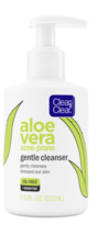 Clean & Clear Aloe Vera Gentle Acne Facial Cleanser, 7.5 fl. oz - $12.79