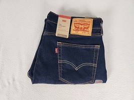 Levi&#39;s 514 Regular Fit Zip Fly Straight Leg Denim Jeans 34X30 Men&#39;s Dark... - $34.99