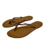 Amazon Essentials Womens 7 Thong Sandal Brown Tan - $13.49 CAD