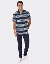 CREW CLOTHING COMPANY Pierhead Stripe Polo Shirt  Size Large    (fm40-14) - $34.96