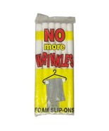No More Wrinkles Foam Slip Ons For Hangers Roller To Hang Pants USA Vintage - $40.58 CAD