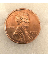1993-D LINCOLN CENT DDO DDR RAIL RIM OFF-CENTER CLOSE AM - $126.72