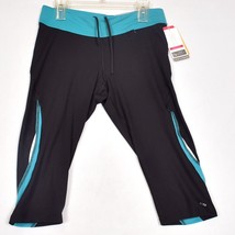 NWT C9 by Champion Capri Leggings Women&#39;s Teal and Black Size XL - £13.36 GBP