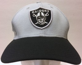 Oakland Raiders New Era 39Thirty Gray Cap Hat Sz Small-Medium NFL Football Vegas - £28.12 GBP
