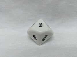 Koplow Games White D10 Spanish Word Numbers Dice - €5,98 EUR