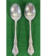 2 Kennett Square Oneida Distinction Deluxe Stainless HH  Soup Dinner Spoons - £7.83 GBP