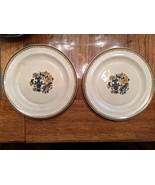 Ridgways England Royal Semi Porcelain Blackstone 8&quot; Salad Plates, 2, Vin... - $8.00