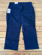 NYDJ NWT Women’s Cropped Jeans W/ Side Slits Size 16 Blue AM - £25.90 GBP