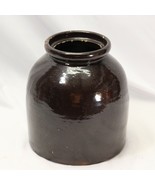 1 Gallon Stoneware Crock Jar Brown Glaze 8 3/4&quot; Tall x  7 1/2&quot; Diameter - $1,168.45 MXN