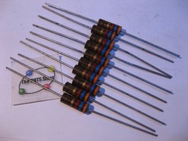Resistor 1W 3.6K 3600 Ohm 3K6 5% Carbon Composition Ohmite - NOS Qty 10 - $9.49