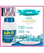 Advil ( 120 Capsules )  Liqui-Gels Solubilized Ibuprofen, Gel Capsules, ... - $17.88