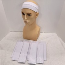12 HEADBANDS Thin Stretch Sports Yoga Gym Hair Band Sweatband Cheerleade... - $186.51 MXN