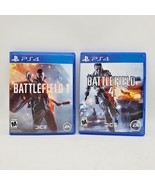 Battlefield 1 &amp; 4 (Sony Playstation 4, 2013) Bundle With 1 Manual  - £9.28 GBP