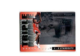 Michael Jordan 1993 Upper Deck 3D Standouts Hologram Triple Double Card# TD2 - £11.70 GBP