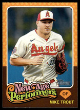 2024 Topps Heritage New Age Performers Mike Trout Los Angeles Angels #NAP-3 - £2.35 GBP