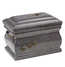 Cremation Casket Funeral ashes urn for Adultr Unique Memorial urn with r... - $181.92