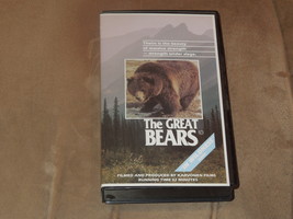 The Great Bears (Vhs Tape 1989) Grizzly Bears Documentary - £0.80 GBP