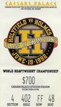 Evander Holyfield vs. Larry Holmes Ticket Stub Class Of Champions Caesars Palace - $110.46