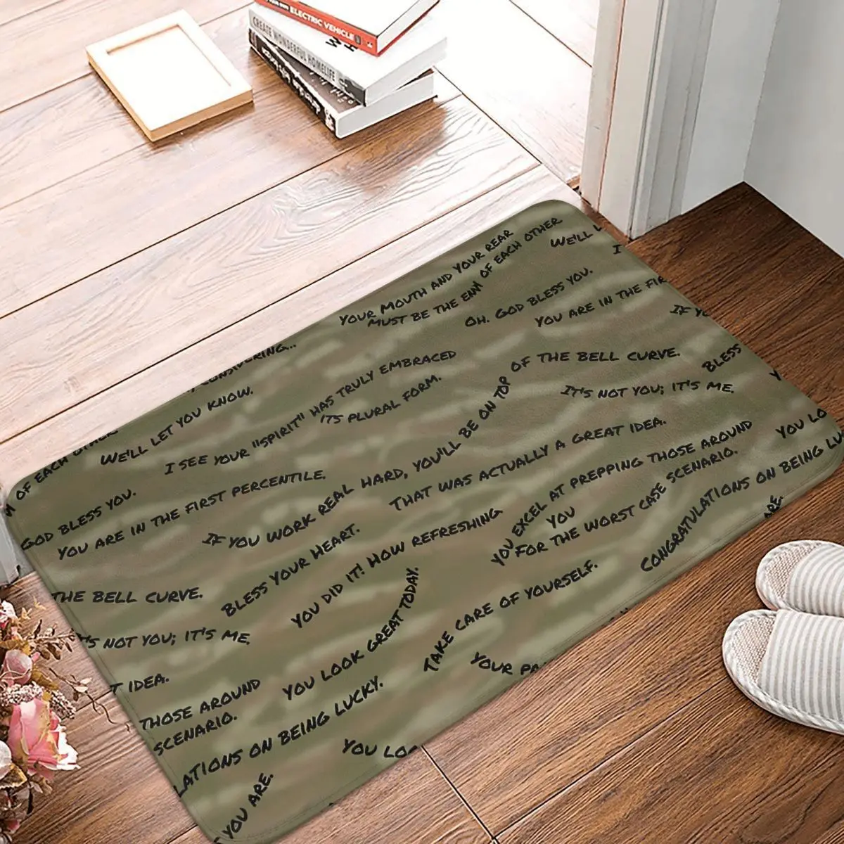 Multicam Military Trout Camo Non-slip Doormat Camouflaged Insults Carpet Bath Be - $15.99