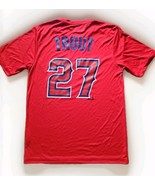 Trout #27 T-shirt MLB LOS ANGELES ANGELS Genuine Merchandise TX3 COOL ME... - $310.22 MXN