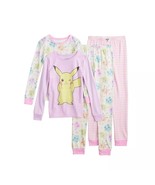 Girl's Pokemon, Pikachu and Characters Soft 4-Piece Pajama Set - $29.99