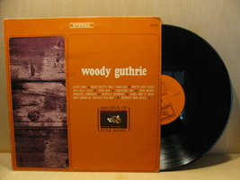Vintage 1973 Woody Guthrie LP FS204 Stereo Archive Of Folk Music  - £10.37 GBP