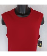 Xersion Xtreme Cotton Muscle Tank Large Red NWT - £9.80 GBP