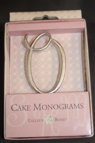 Lillian Rose Monogram Silver Cake Topper O - $3.91