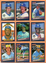 1986 Donruss Milwaukee Brewers Team Lot 23 Paul Molitor Robin Yount Cecil Cooper - £5.48 GBP