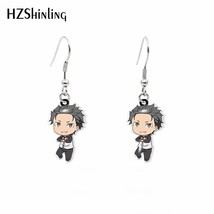 2021 New Re zero Starting life in Another World Dangle Earring Anime Rem and Ram - £6.77 GBP