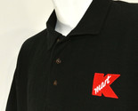 K MART Department Store Employee Uniform Vintage Black Polo Shirt Size XL - £20.37 GBP