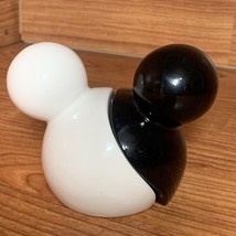 Disney Mickey Mouse Black and White Yen Yang Ears Salt And Pepper Shakers - £19.50 GBP