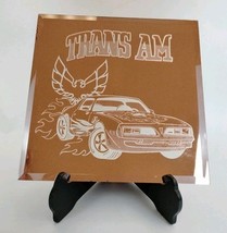 Pontiac Trans Am Wall Mirror Art Carnival Prize Man Cave Rose Gold Fireb... - $1,849.32 MXN