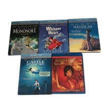 DVDs ONLY Studio Ghibli Lot Of Anime Nausicaa, Mononoke, Castle In The Sky &amp;More - £23.74 GBP
