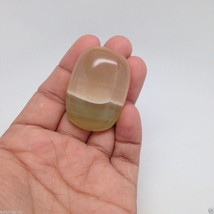 192.5 cts Honey Color calcite perfectly polished cabochon from Pakistan ,Ca10 - £42.42 GBP