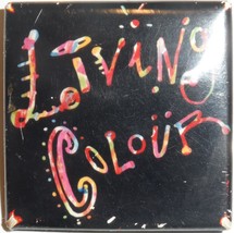 Living Colour VG+ Vintage 1 1/2 Inch Metal Button Pin NY American Rock Band - $12.00 CAD