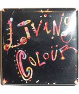 Living Colour VG+ Vintage 1 1/2 Inch Metal Button Pin NY American Rock Band - $8.77