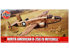 Level 3 Model Kit North American B-25C/D Mitchell Bomber Aircraft 1/72 Plastic - $62.47