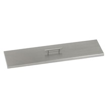 American Fireglass CV-LCB-36 36 x 6 in. Stainless Steel Cover for Linear... - £189.32 GBP