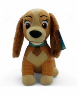 Disney Lady Plush Dog From Lady &amp; The Tramp 11&quot; Soft Stuffed Toy With Tags - $13.01 CAD