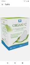 Organyc 100% Organic Cotton Pads Day Wings 10-count Box NEW Free Shipping - $225.36 MXN